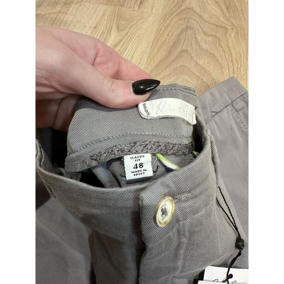 NWT ROBERT GRAHAM Lonestar Grey Classic Fit Shorts - Men's Size 48 Big and Tall - Picture 10 of 11